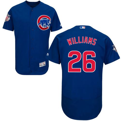 Cubs #26 Billy Williams Blue Flexbase Authentic Collection Stitched MLB Jersey - Click Image to Close